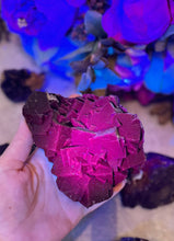 Load image into Gallery viewer, RARE Black Rose Fluorite UV Reactive Crystal: 400-499 Grams