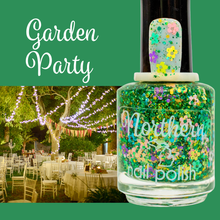 Load image into Gallery viewer, Garden Party ~ Glitter Nail Polish Vegan Indie Flower Power