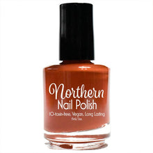 Load image into Gallery viewer, Lake Superior Agate ~Β Nail Polish Rust Red-Brown Creme Vegan