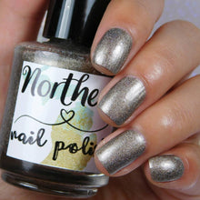 Load image into Gallery viewer, Petoskey Stone ~ Holo Taupe Vegan Nail Polish Eco Michigan