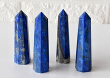 Load image into Gallery viewer, Lapis Lazuli Obelisk | Crystal Tower | Reiki Stone