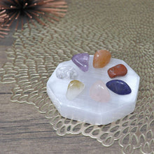 Load image into Gallery viewer, Selenite Hexagon Crystal Charging Plate-Morocco