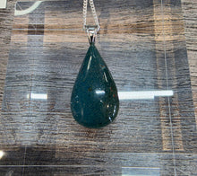 Load image into Gallery viewer, Leland Blue Stone Necklace-Teardrop-Large