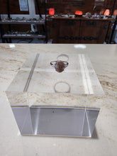 Load image into Gallery viewer, Ring Petoskey Stone Sterling Silver with Moissanite