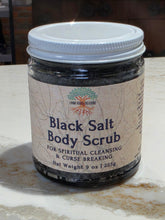 Load image into Gallery viewer, Black Salt Body Scrub - 9 oz.