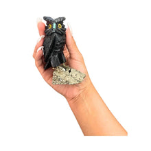 Load image into Gallery viewer, Calcite Owl On Base