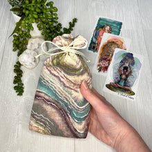 Load image into Gallery viewer, Beige Earthy Tarot Card Bag