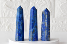 Load image into Gallery viewer, Lapis Lazuli Obelisk | Crystal Tower | Reiki Stone