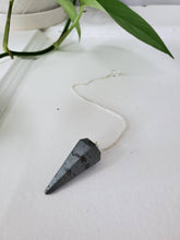 Load image into Gallery viewer, Authentic Hematite Crystal Pendulum