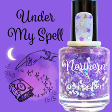 Load image into Gallery viewer, Under My Spell ~ Nail Polish Vegan Glitter Topper Halloween