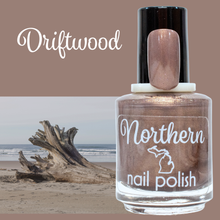 Load image into Gallery viewer, Driftwood ~ Nail Polish Vegan toxin free taupe brown natural