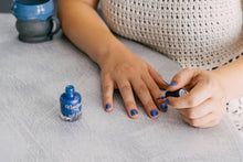 Load image into Gallery viewer, Beach Glass ~ Nail Polish Shimmer Blue Toxin Free Vegan