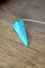 Load image into Gallery viewer, Authentic Turquoise Crystal Pendulum