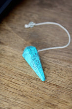 Load image into Gallery viewer, Authentic Turquoise Crystal Pendulum