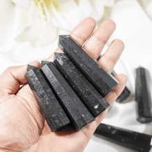 Load image into Gallery viewer, Black Tourmaline Obelisk | Crystal Tower | Crystal Point