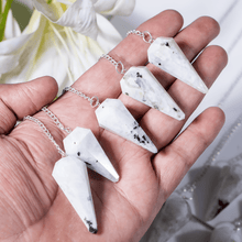 Load image into Gallery viewer, Natural Rainbow Moonstone Pendulum