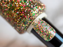 Load image into Gallery viewer, Unakite ~ Nail Polish Vegan Michigan Non-Toxic Glitter Gem