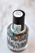 Load image into Gallery viewer, Beach Stones ~ Nail Polish Glitter Topper Vegan Eco-friendly