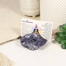 Load image into Gallery viewer, Natural Crystal Card Holder - Sodalite Stone