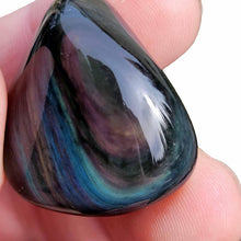 Load image into Gallery viewer, Mexican Velvet Obsidian Tumbled Polished Pocket Stone-2 " (one stone)