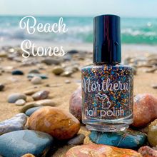 Load image into Gallery viewer, Beach Stones ~ Nail Polish Glitter Topper Vegan Eco-friendly