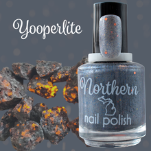 Load image into Gallery viewer, Yooperlite ~ Nail Polish Vegan Non-Toxic Cruelty-Free Rocks