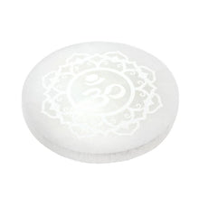 Load image into Gallery viewer, Selenite - Lotus with OM Charging Plate