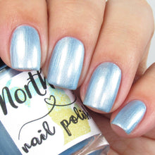 Load image into Gallery viewer, Blue Moon ~ Nail Polish pastel blue Toxin Free Vegan Beauty