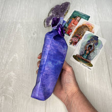 Load image into Gallery viewer, Purple & Blue Tarot Deck Bag