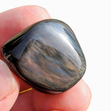 Load image into Gallery viewer, Mexican Velvet Obsidian Tumbled Polished Pocket Stone-2 " (one stone)