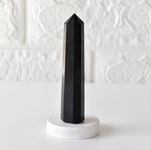 Load image into Gallery viewer, Black Tourmaline Obelisk | Crystal Tower | Crystal Point