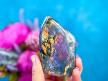 Load image into Gallery viewer, Purple Labradorite Crystal Freeform, Rainbow Labradorite: 250-299 gram