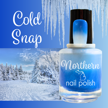 Load image into Gallery viewer, Cold Snap ~ Mood Color Nail Polish Vegan Non-Toxic Winter