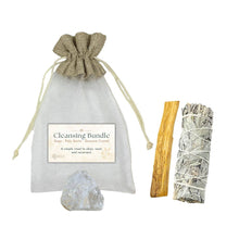 Load image into Gallery viewer, Cleansing Sage Bundle - Clear Quartz