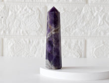 Load image into Gallery viewer, Amethyst Obelisk | Crystal Tower | Reiki Point
