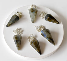 Load image into Gallery viewer, Natural Labradorite Pendulum
