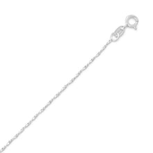 Load image into Gallery viewer, Moon, Pearl Druzy Pendant on 20" Silver Chain

