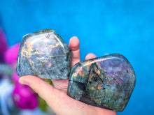 Load image into Gallery viewer, Purple Labradorite Crystal Freeform, Rainbow Labradorite: 250-299 gram

