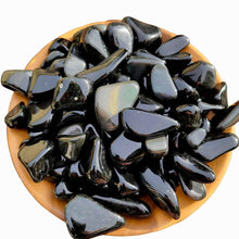 Load image into Gallery viewer, Mexican Velvet Obsidian Tumbled Polished Pocket Stone-2 " (one stone)
