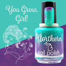 Load image into Gallery viewer, You Grow, Girl! ~ Nail Polish Mood Color-Changing Thermal Vegan
