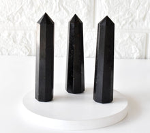 Load image into Gallery viewer, Black Tourmaline Obelisk | Crystal Tower | Crystal Point
