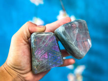 Load image into Gallery viewer, Purple Labradorite Crystal Freeform, Rainbow Labradorite: 250-299 gram
