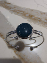 Load image into Gallery viewer, Leland Blue Stone Bracelet-Adjustable
