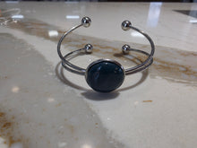 Load image into Gallery viewer, Leland Blue Stone Bracelet-Adjustable

