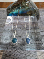 Leland Blue Pebble Necklace