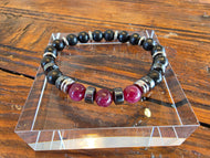 Bracelet-Shungite-Red Quartz