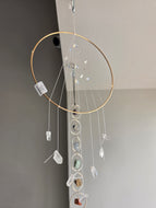 White Quartz Crystal Sun Catcher