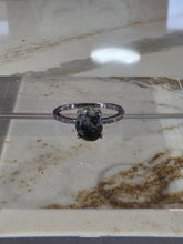 Load image into Gallery viewer, Leland Blue and Moissanite Ring- Size 7
