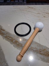 Load image into Gallery viewer, Singing Bowl-12" (C) Rose Quartz Infused with Padded Case
