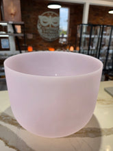 Load image into Gallery viewer, Singing Bowl-14" (F) (Earth Star) Rose Quartz Infused with Padded Case
